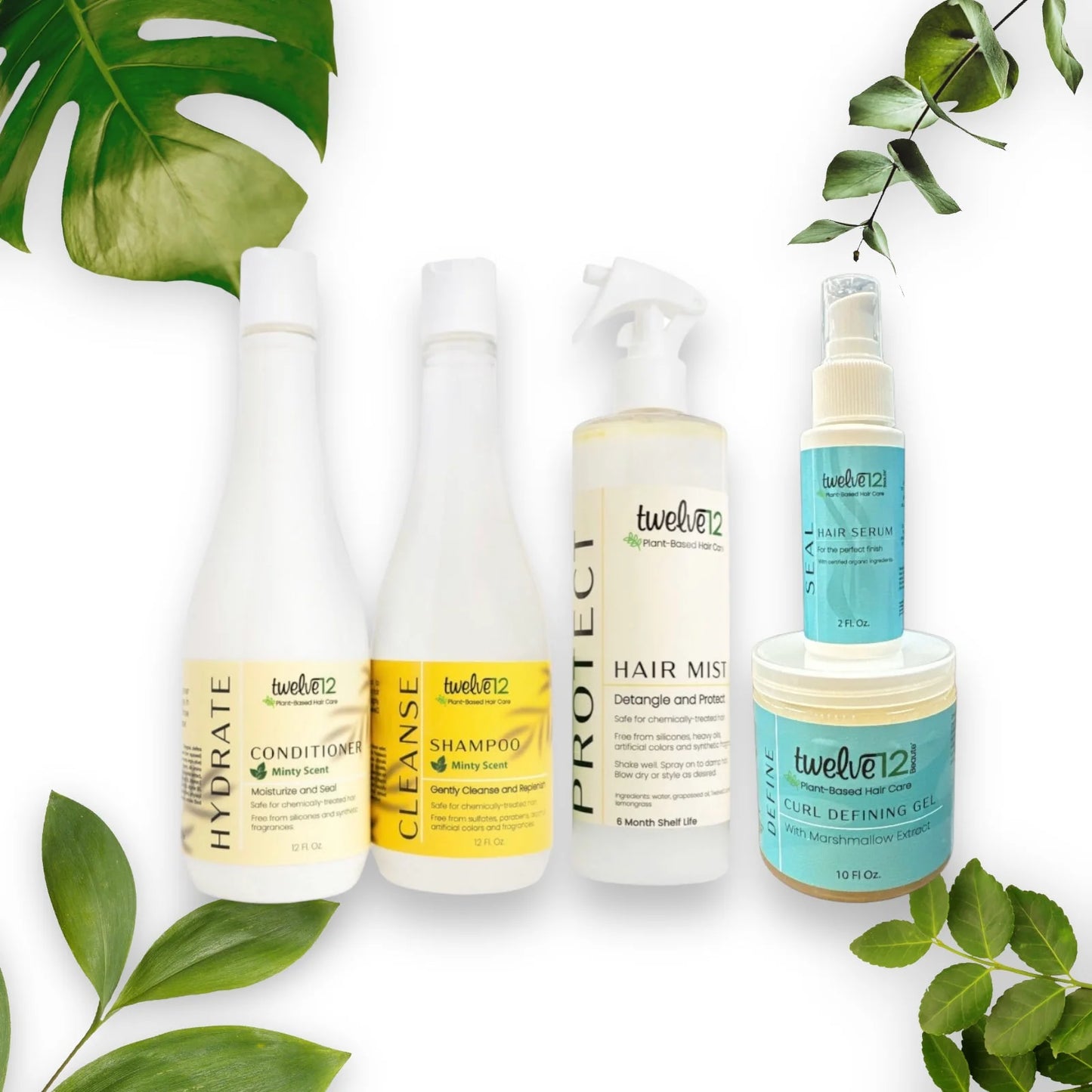Twelve12 Heatless Style Kit (Mint Scent)(Clarifying)