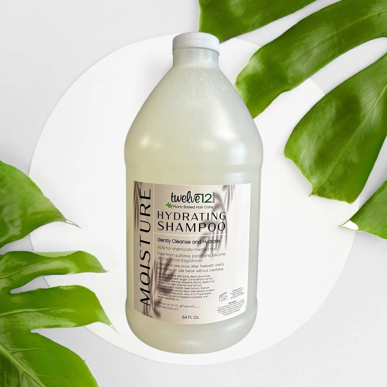 Twelve12 Moisture Shampoo 64oz (Pump Sold Separately)*Lemon Scent
