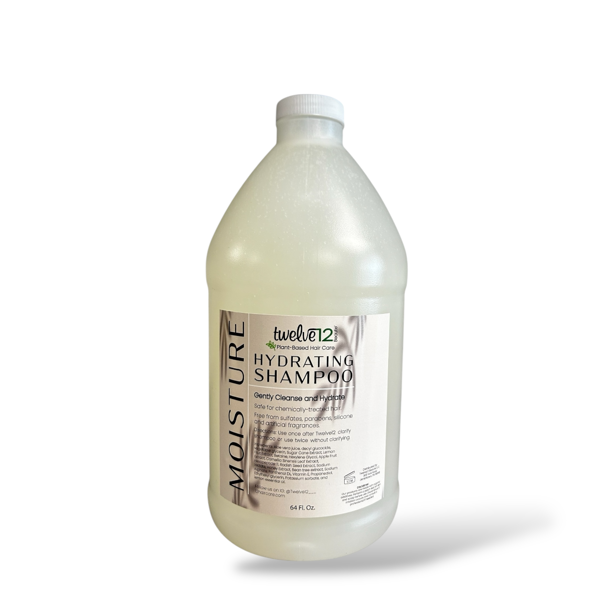 Twelve12 Moisture Shampoo 64oz (Pump Sold Separately)*Lemon Scent