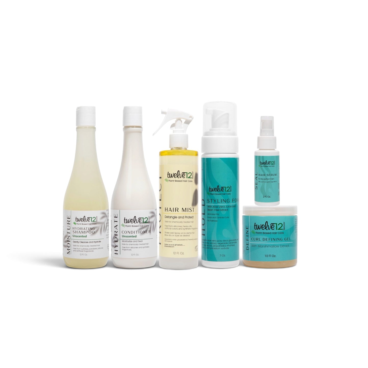 Unscented Moisture & Heatless Hairstyle Kit