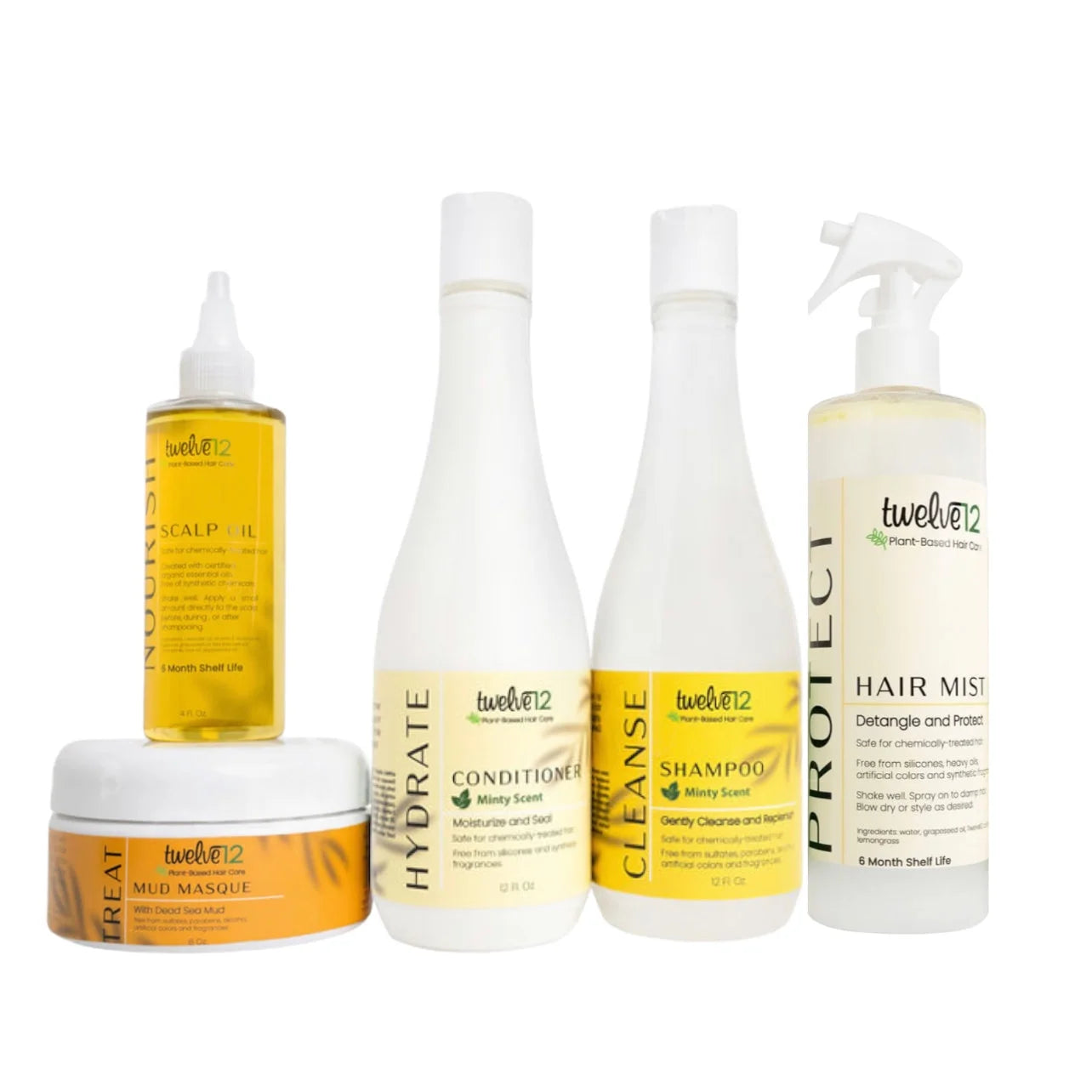 Twelve12 Complete Hair Health Kit Mint Scent (Clarifying)