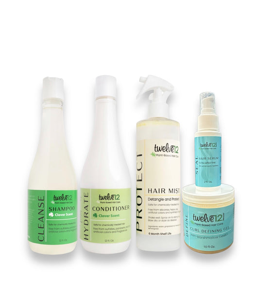 Twelve12 Heatless Style Kit (Clover Scent)(Clarifying)