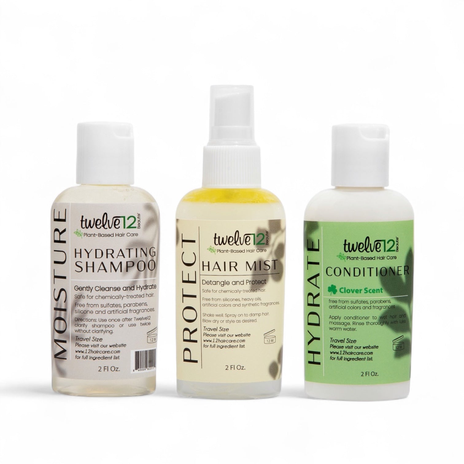 Moisture Travel Size Kit (Clover Scent) – Twelve12beaute