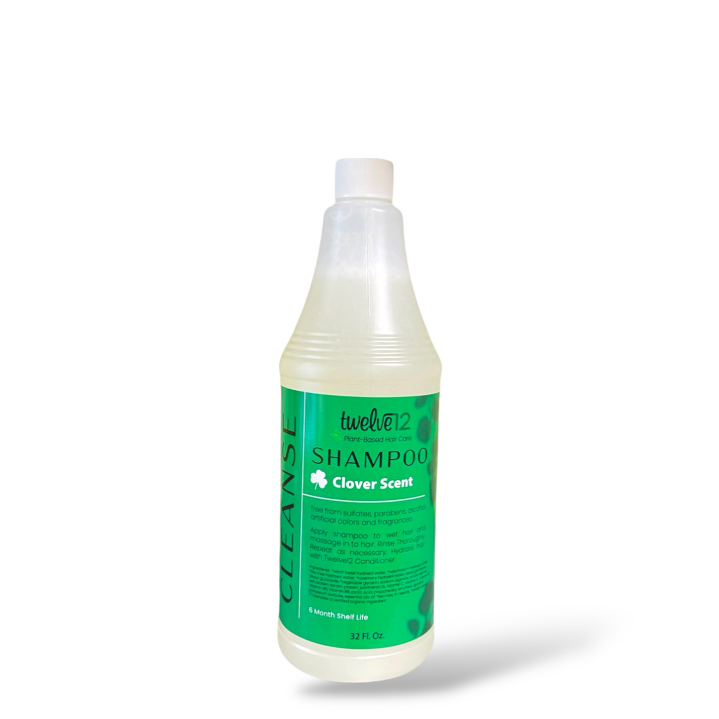 Twelve12 Shampoo Clover Scent 32oz (Pump Sold Separately)(Clarifying)