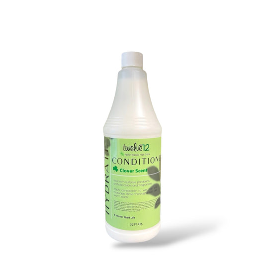 Twelve12 Conditioner Clover Scent 32oz (Pump Sold Separately)