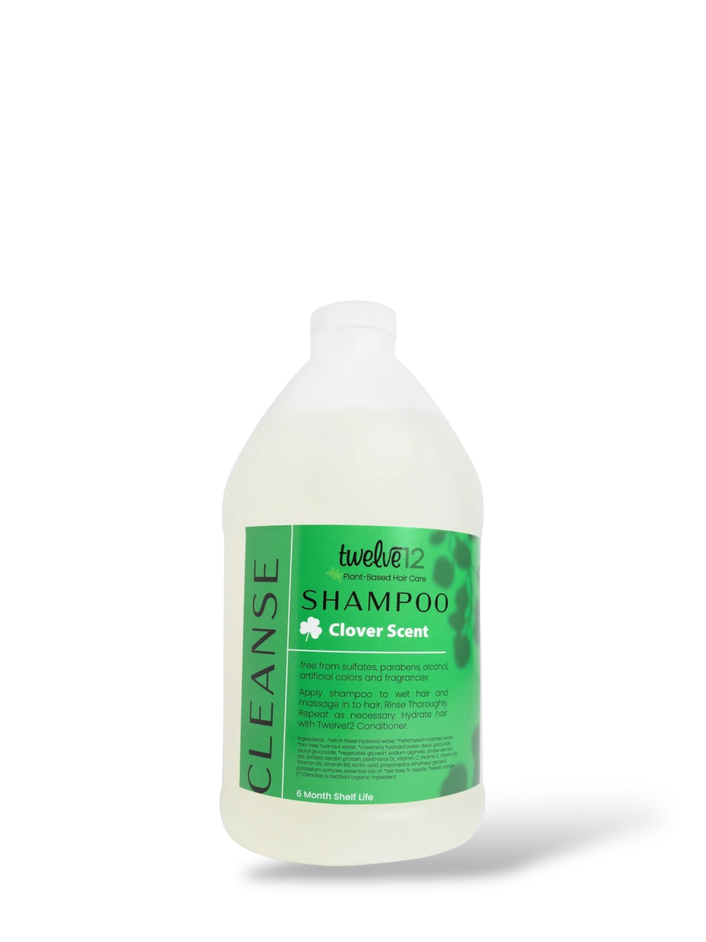 Twelve12 Clarifying Shampoo Clover Scent 64oz (Pump Sold Separately)