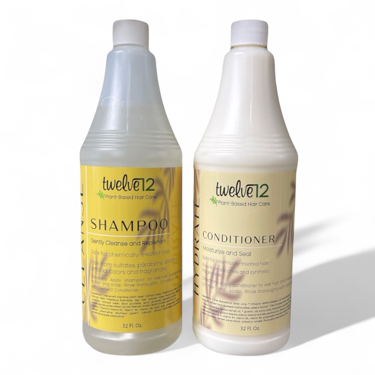 Twelve12 Clarifying Shampoo & Conditioner Combo Mint Scent 32oz (Pump Sold Separately)