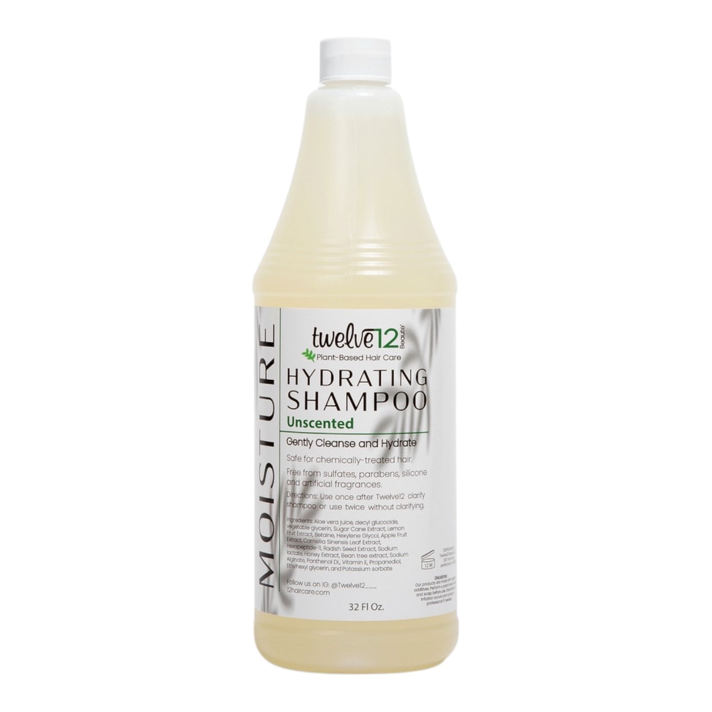 Unscented Moisture Shampoo 32oz (Pump Sold Separately)